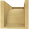 Ekena Millwork 8"W x 16"D x 8"H Wide Legacy Rough Cedar Woodgrain TimberThane Corbel, Primed Tan CORUR08X16X08LGYRCPR - alternate 5